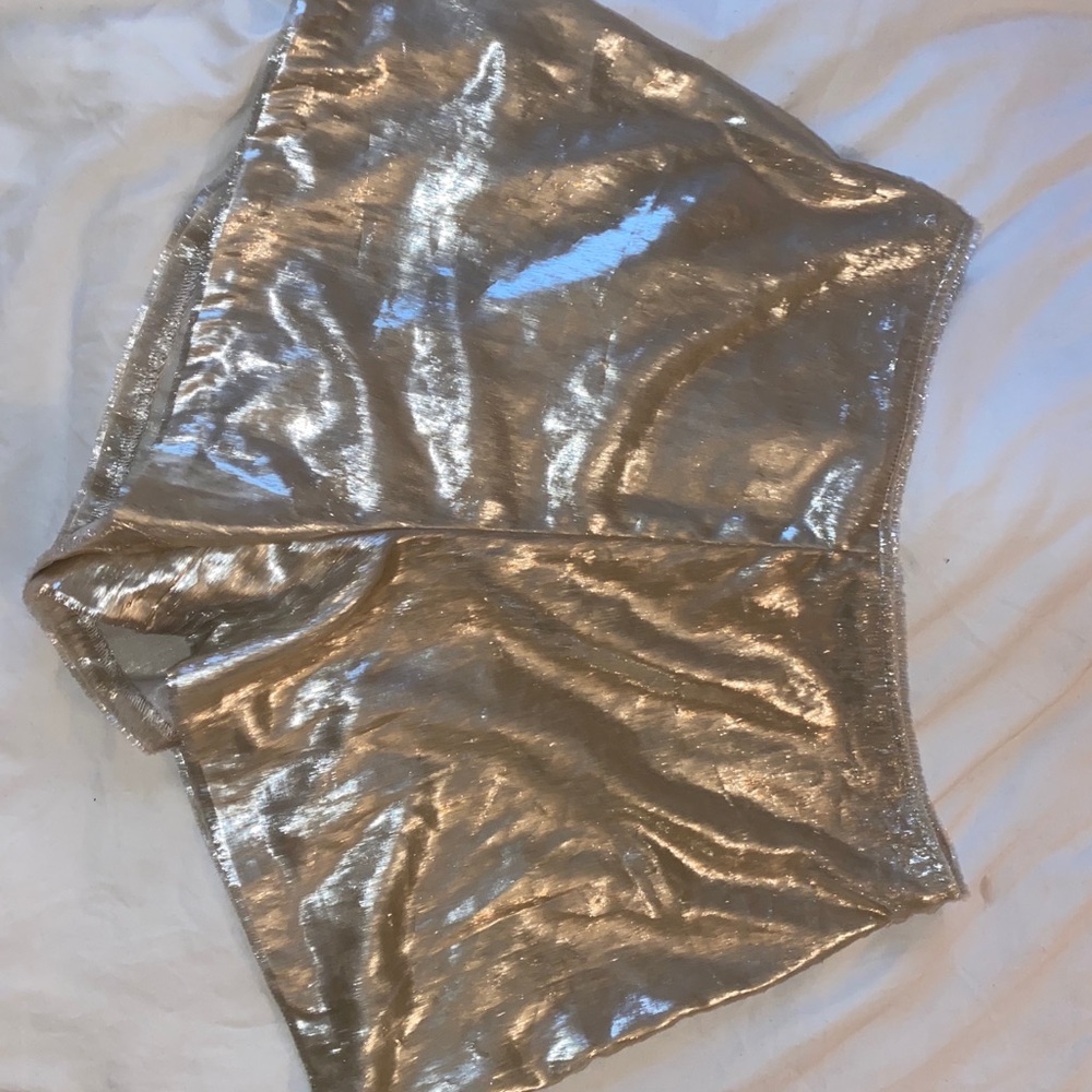 Urban Outfitters Gold Shorts